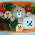 ☆大夢☆＠ママ's cooksnap of when they made キャラ弁☆簡単♪LINEのブラウン.