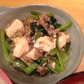 めぐちゃぴ's cooksnap of when they made 小松菜と豆腐のピリ辛煮.