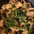 わごわご's cooksnap of when they made 豚バラ肉と水菜のさっと煮.