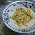 saranpyoru's cooksnap of when they made ◆炒り卵の３色マヨぽんサラダ◆.