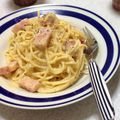 ka2mi0427's cooksnap of when they made 簡単！フライパンだけでつくるカルボナーラ.