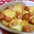 mi＊Lk's cooksnap of when they made ♫玉ねぎとじゃがいもの味噌マヨ♡チーズ♫.