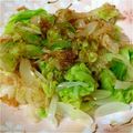さとこま's cooksnap of when they made もう一品に◆春キャベツと新玉ねぎのおかか.