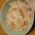 ❁うさぎはな❁＠改名's cooksnap of when they made 醤油とゴマ油のたれで*鮭フレおにぎり♥！.