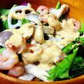 ベッキーココ's cooksnap of when they made あわび茸と海老のサラダ.