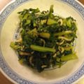 momoco's cooksnap of when they made おばあちゃんの味♪大根葉炒め.