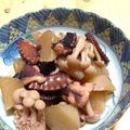 福梅もなか's cooksnap of when they made 圧力なべで　タコと大根のカンタン桜煮.