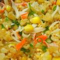 福岡ノエフ's cooksnap of when they made コーンたっぷり！パラパラ炒飯♪.