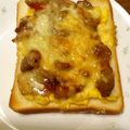 cocue3's cooksnap of when they made スイートチリなホットサンド.