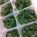 ダサコ's cooksnap of when they made 【離乳食 中期】小松菜のおろし和え.