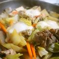 まきーころ's cooksnap of when they made 鍋の残り野菜で♪フライパンですき焼き風煮.
