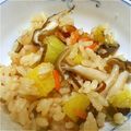 asakorai's cooksnap of when they made さつまいもと舞茸のほっこり秋ご飯♡.