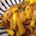 たくまぁ's cooksnap of when they made さつまいも✬ピリ辛そぼろ炒め.