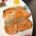 mkk30jp's cooksnap of when they made サーモンのパルメザンチーズ焼き♪.