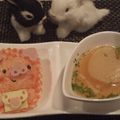 Honeyチーまま's cooksnap of when they made かわいい♡ハートのかぶスープ.