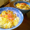 ももチィ～★'s cooksnap of when they made ☆唐揚げリメイク★簡単とろとろ親子丼☆.