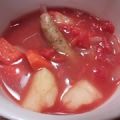 けろにゃ's cooksnap of when they made ナイスリメイク！とんじゃがトマトスープ.