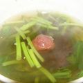 Satoco❋'s cooksnap of when they made 春菊の梅入りスープ.