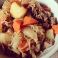 pene6024's cooksnap of when they made 甘辛肉じゃが.