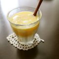 ○かづこ○'s cooksnap of when they made 飲むオレンジヨーグルトジュース♡.