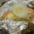 はらぺこ青虫's cooksnap of when they made 簡単♪鮭とほたてのホイル焼き.