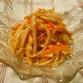 yuzutharou's cooksnap of when they made おかず＆つまみに！鶏皮のコチュ和え♪.