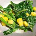 ぴよさぴ's cooksnap of when they made お弁当に☆ほうれん草とコーンのオイマヨ.