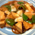 saawa65's cooksnap of when they made 厚揚げで15分で完成！なんちゃって酢豚.