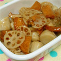てっちとみぃこ's cooksnap of when they made 里芋と蓮根の煮物＊.