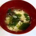 RYOAママ's cooksnap of when they made きくらげと小松菜のピリ辛中華スープ.