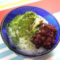 アロハロコモコ's cooksnap of when they made 簡単かき氷♪宇治金時♪.