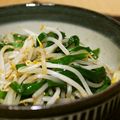 haruku221's cooksnap of when they made もやしとニラのナムル.