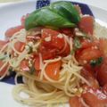ひーたンママ's cooksnap of when they made フレッシュトマトの冷製パスタ.
