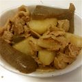 ナベサチ's cooksnap of when they made 山芋と豚肉の甘辛炒め.
