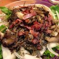 そもそもさん's cooksnap of when they made 舞茸と水菜のカリカリベーコンサラダ.