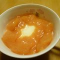 ｇｅｃｋｏ's cooksnap of when they made 濃厚!!柿ソースパンナコッタ♪.