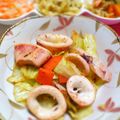 miyucyann's cooksnap of when they made お好きな野菜で‼簡単イカの野菜炒め.