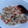 ここみち's cooksnap of when they made さんまの焼き飯☆味噌しそ風味.