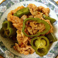 キム・リンコ's cooksnap of when they made 韓国風豚ロースとピーマンのしょうが焼き.