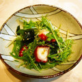 みじとら's cooksnap of when they made 半夏生に♪タコと水菜の中華風ごま和え.