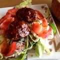 taki33's cooksnap of when they made がっつり！ロコモコ丼◎残ったハンバーグで.