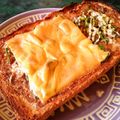 sakietto's cooksnap of when they made 簡単！お好み焼き風トースト♪.