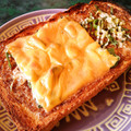 sakietto's cooksnap of when they made 簡単！お好み焼き風トースト♪.