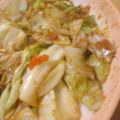 puti＊lady's cooksnap of when they made キャベツの味噌炒め.