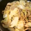 サトモユリア's cooksnap of when they made 豚バラとキャベツと玉ねぎの味噌味炒め.