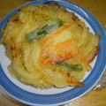 二次元LOVEなアオ's cooksnap of when they made 玉ねぎ・エビのサクッとかき揚げ～♪.