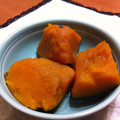 ごんたむ3579's cooksnap of when they made 『冷凍カボチャでちょこっと煮物』.