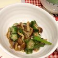 _alala_'s cooksnap of when they made なめことオクラのねばねば和え.