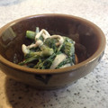 tmkar's cooksnap of when they made あと１品(^ω^)春菊×えのき辛マヨ和え.