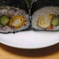 クックウーマン's cooksnap of when they made 紅白巻き寿司.